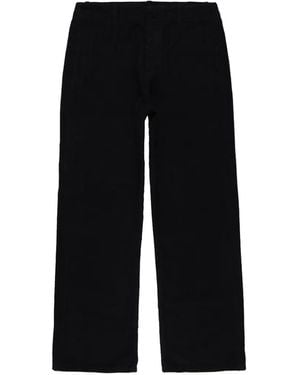 Fortela Jamie Button-Detail Trousers - Black