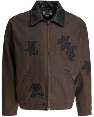 thisisneverthat Jacke mit Tanzbär-Print - Schwarz