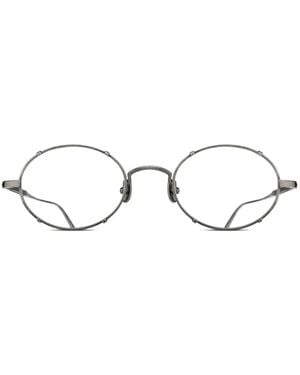 Matsuda Brille Mit Rundem Gestell - Weiß