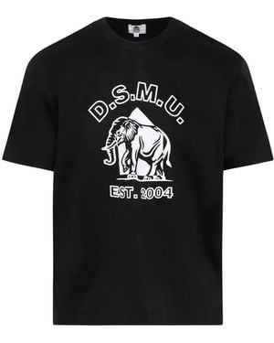 Dover Street Market D.S.M.U Graphic-Print T-Shirt - Black