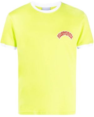 Bluemarble T-Shirt À Logo Imprimé - Jaune