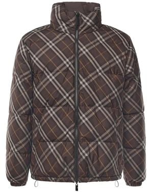 Burberry Zip-Up Jacket - Brown