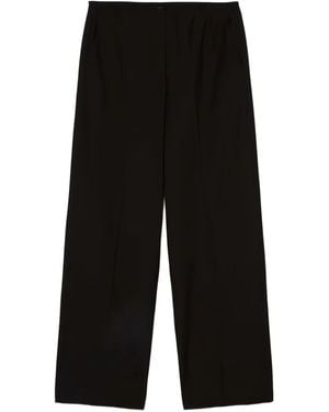 Marc O' Polo Pressed-Crease Trousers - Black