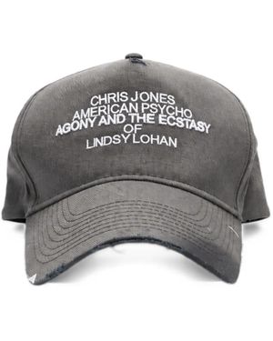 PALY Agony Ecstasy Distressed Trucker Cap - Grey