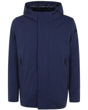 Rrd Hooded Logo-Patch Performance Jacket - Blue