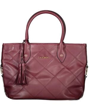 Laura Biagiotti Logo-Plaquel Tote Bag - Purple
