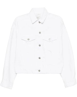 Reformation Chaqueta Vaquera Rhodes - Blanco