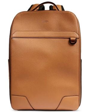 Lancel Leather Top-Handle Backpack - Brown