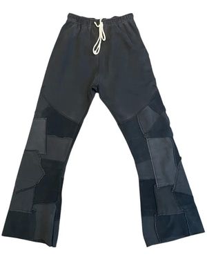 Secnd Slf Patchwork Track Pants - Blue