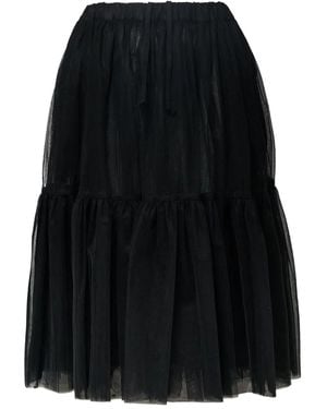 Comme des Garçons Teiban ナイロンスカート - ブラック