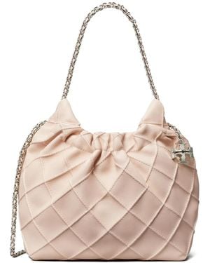 Tory Burch Mini Fleming Umhängetasche - Pink