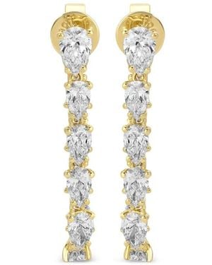 Anita Ko 18Ct Caro Diamond Drop Earrings - Metallic