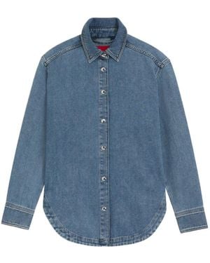 HUGO ボタン シャツ - ブルー