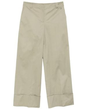 Liu Jo Logo-Embroidered Trousers - White