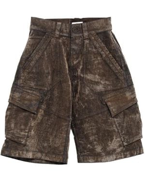 VAQUERA Cargo-Pocket Shorts - Brown