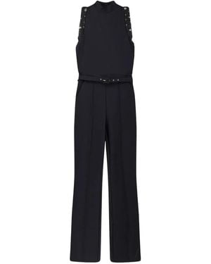 La Petite Robe Di Chiara Boni Mono largo con detalle de cuentas - Azul