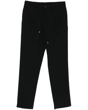 KARL LAGERFELD Drawstring-Fastening Trousers - Black