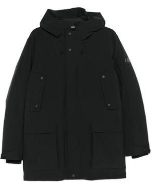 ALPHATAURI Hooded Padded Jacket - Black