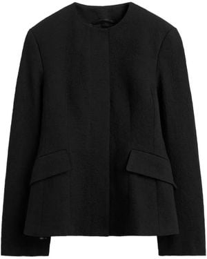 TOTEME Jacquard Cotton Jacket - Black