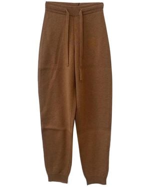 Nanushka Ylia Drawstring Trousers - Brown
