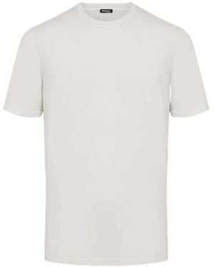 Kiton Camiseta Con Cuello Redondo - Blanco