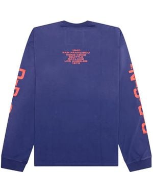 D-R-G-N Sweat À Logo Imprimé - Bleu