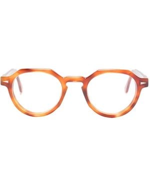 Ahlem Round-Frame Glasses - Brown