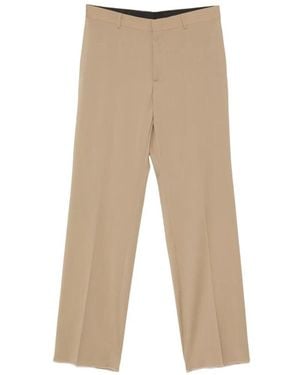 Manuel Ritz Straight-Leg Tailored Trousers - Natural