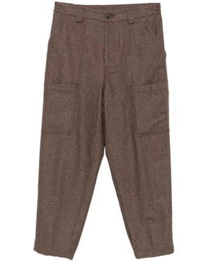 Eleventy Pantalones Con Bolsillos De Parche - Gris