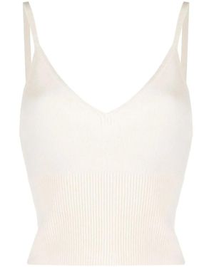 Polo Ralph Lauren Ribbed-Knit Vest Top - White