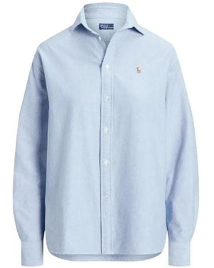 Polo Ralph Lauren Pony Embroidered Oxford Shirt - Blue