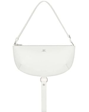 Courreges Borsa A Spalla Holy Eclipse - Bianco