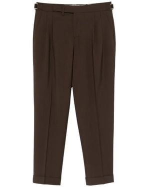 Briglia 1949 Buckle Pleated Pants - Brown