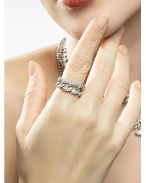 SHAY Diamond Pavé Link Ring - Natural