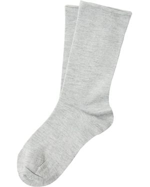 Brunello Cucinelli Roll-Top Sokken - Grijs