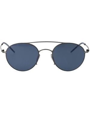 Giorgio Armani Pilot-Frame Sunglasses - Blue