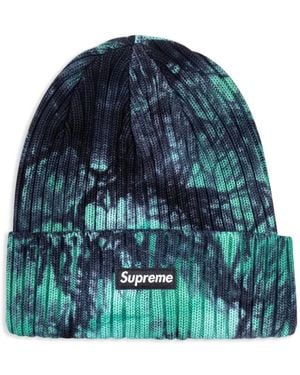 Supreme Gorro SS 24 Splatter Green - Azul