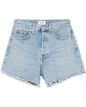 Agolde Parker Shorts - Blue
