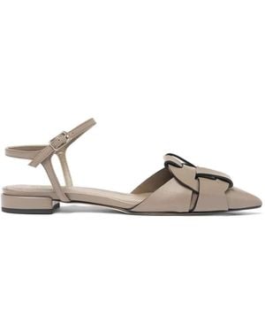 SCAROSSO Pumps A Punta Amanda - Marrone