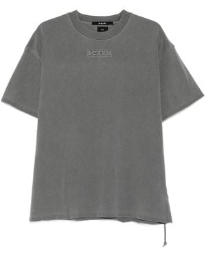 Ksubi Logo-Embroidered T-Shirt - Grey