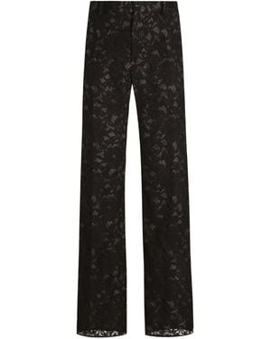 Dolce & Gabbana Lace Pants - Black
