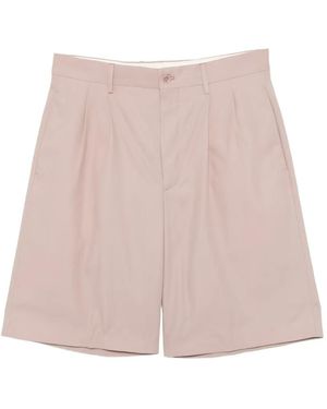 Tagliatore Cabana Pleated Shorts - Pink