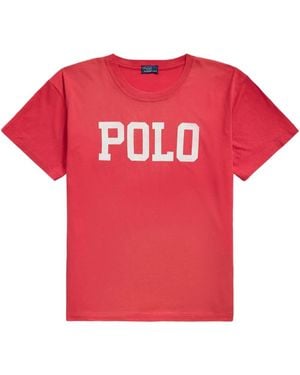 Polo Ralph Lauren Logo Cotton T-Shirt - Red