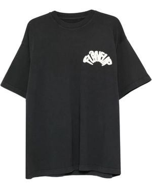 flâneur Logo-Graphic T-Shirt - Black