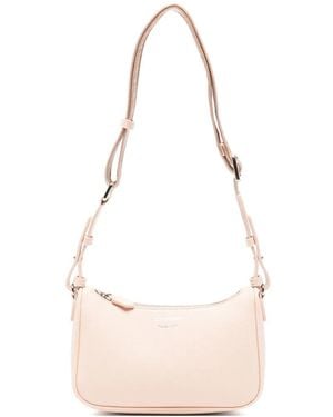 Emporio Armani ロゴストラップ ショルダーバッグ - ホワイト