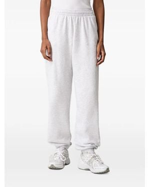 Sporty & Rich Brianno Serif Elasticated Track Trousers - White