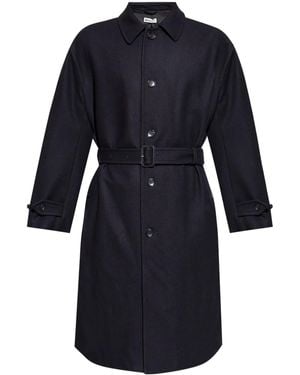 Bally Trenchcoat Mit Klassischem Kragen - Blau