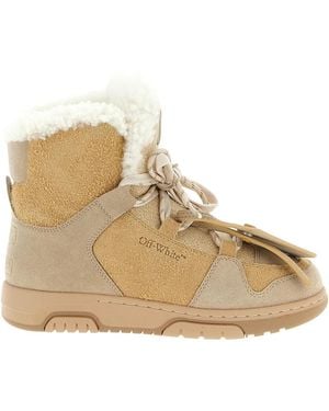 Off-White c/o Virgil Abloh Winter Ankle Boots - Natural