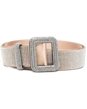 Benedetta Bruzziches Crystal-Embellished Belt - Metallic