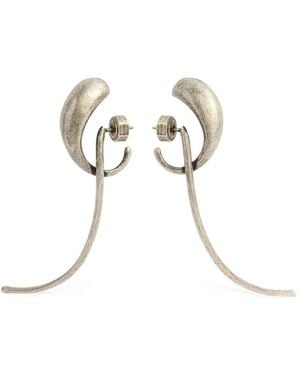 KHAITE Cyclone Earrings - White